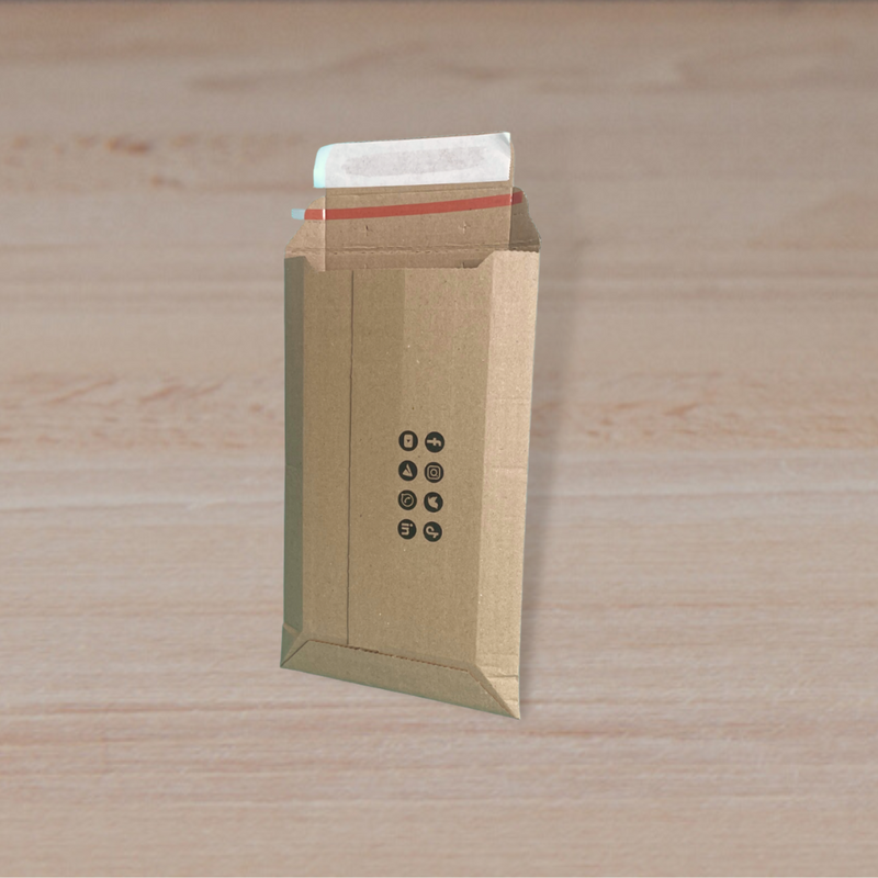 Corrugated Pocket Envelopes Printed Sample