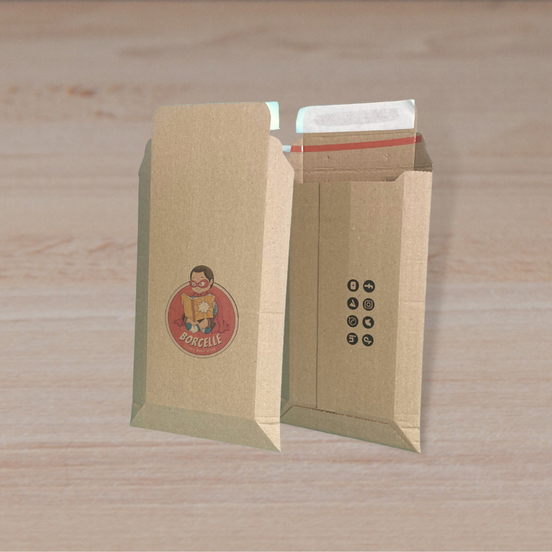 Corrugated Pocket Envelopes Printed Sample