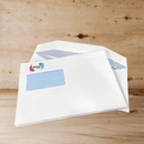 Custom Printed Franking Logo Gummed Envelopes Printed Sample