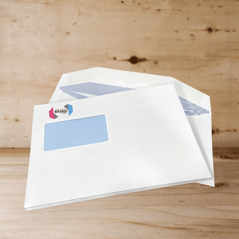 Custom Printed Franking Logo Gummed Envelopes
