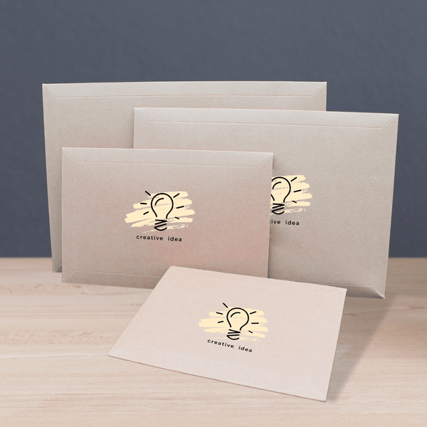 Cardboard Envelopes Printed Sample