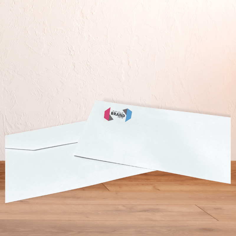 Custom Printed Franking Logo Folding Inserting Machine Gummed Envelopes Printed Sample