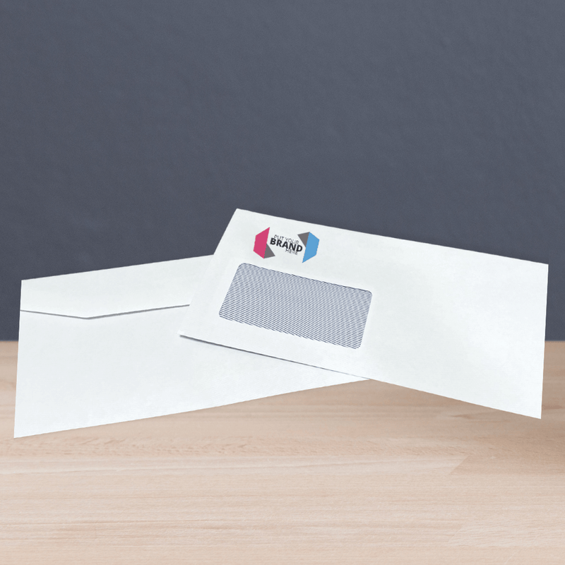 Custom Printed Franking Logo Folding Inserting Machine Gummed Envelopes Printed Sample