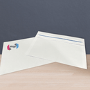 Custom Printed Franking Logo Self Seal Envelopes Printed Sample