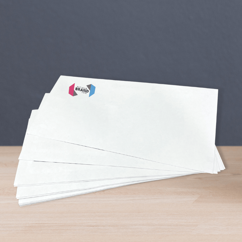 Custom Printed Franking Logo Self Seal Envelopes Printed Sample