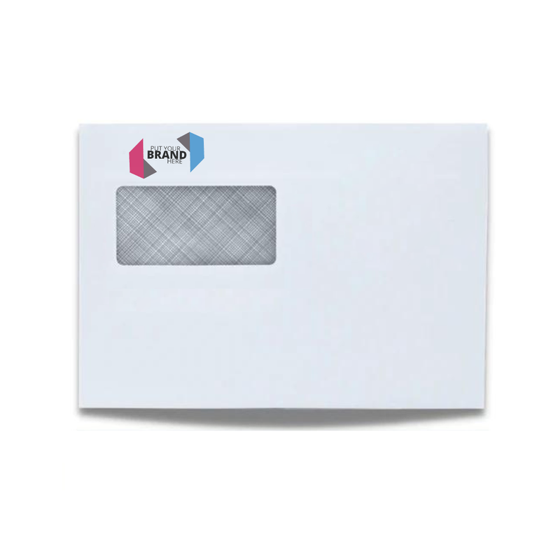 Custom Printed Franking Logo Folding Inserting Machine Gummed Envelopes