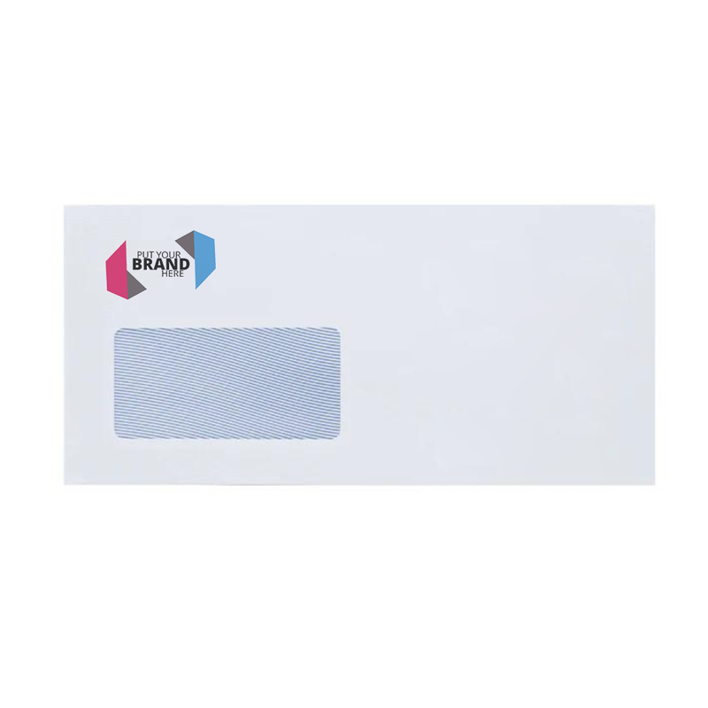 Custom Printed Franking Logo Folding Inserting Machine Gummed Envelopes Printed Sample